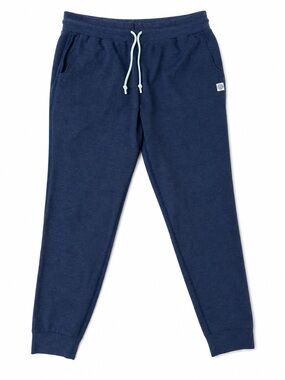 Rhoback Tempo Performance Joggers Medium Navy VSoft Drawstring Athletic Pants